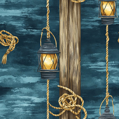 Nautical Exploration Pattern 41 Quilting Cotton Fabric