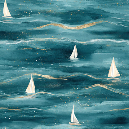 Nautical Exploration Pattern 5 Quilting Cotton Fabric