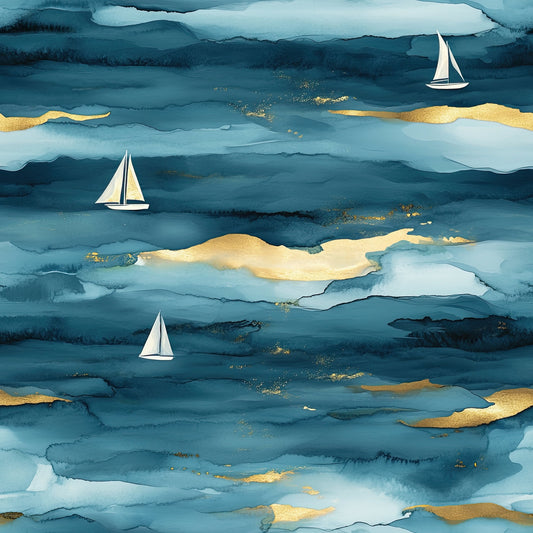 Nautical Exploration Pattern 6 Quilting Cotton Fabric