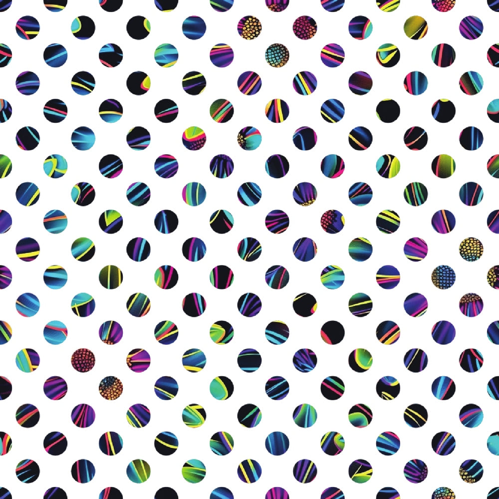 Neon Daisy Pattern 21 Quilting Cotton Fabric