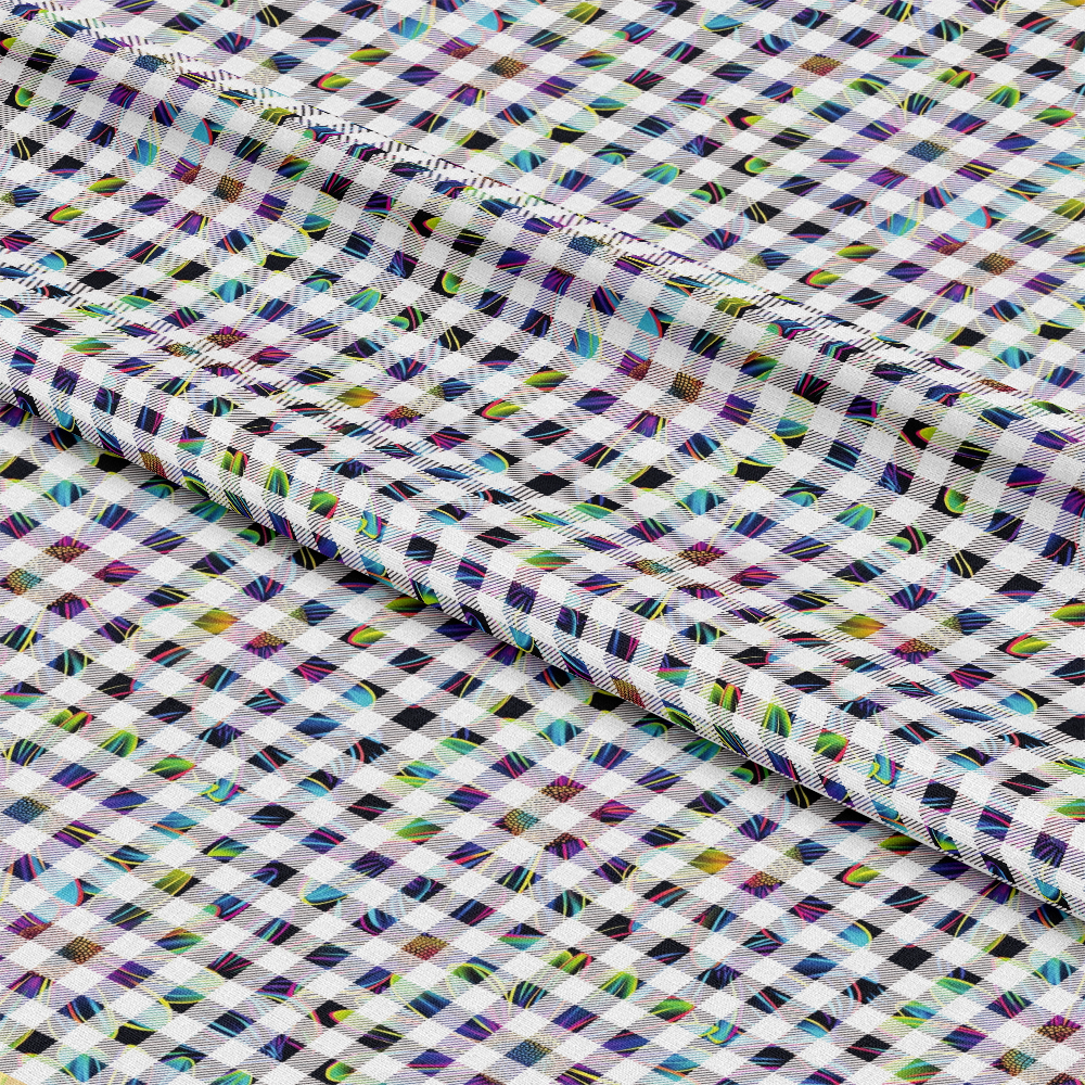 Neon Daisy Pattern 24 Quilting Cotton Fabric