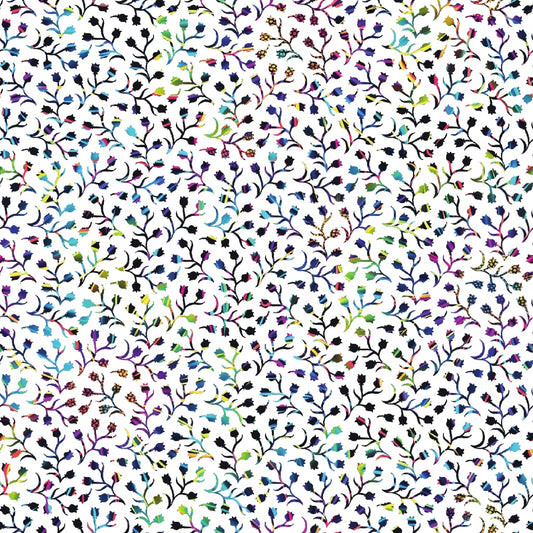 Neon Daisy Pattern 28 Quilting Cotton Fabric