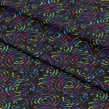 Neon Daisy Pattern 35 Quilting Cotton Fabric