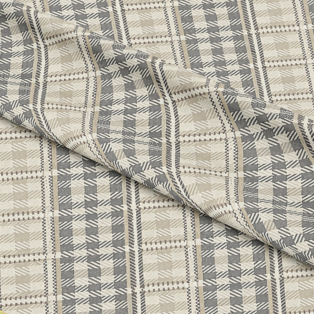 Neutral Houndstooth Pattern 1 Quilting Cotton Fabric