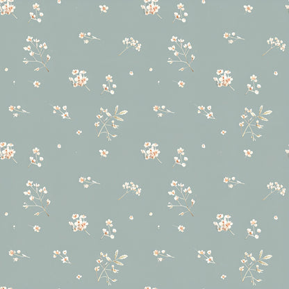 Neutral Sage Tidings Pattern 16 Quilting Cotton Fabric