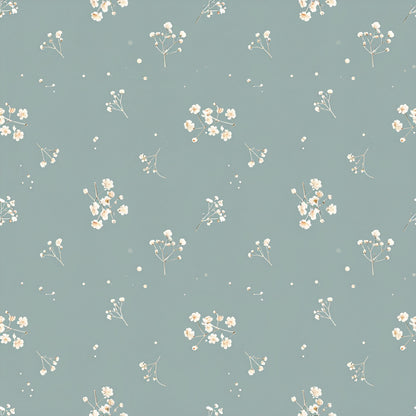 Neutral Sage Tidings Pattern 17 Quilting Cotton Fabric