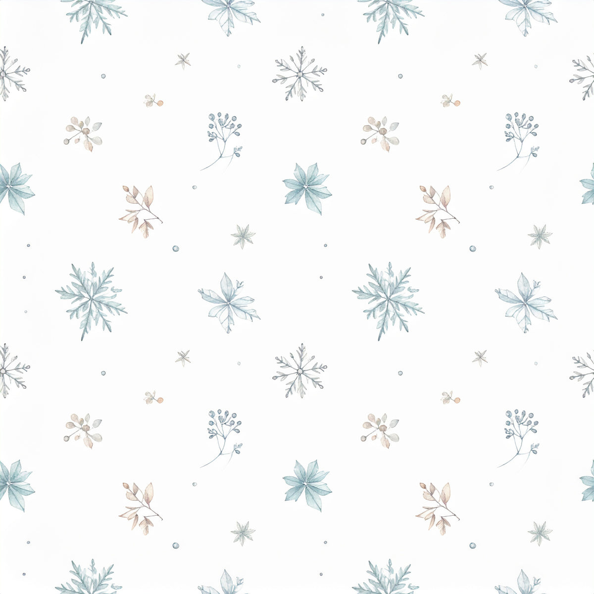 Neutral Sage Tidings Pattern 21 Quilting Cotton Fabric