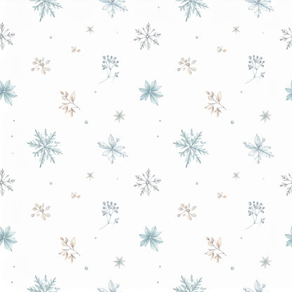 Neutral Sage Tidings Pattern 21 Quilting Cotton Fabric