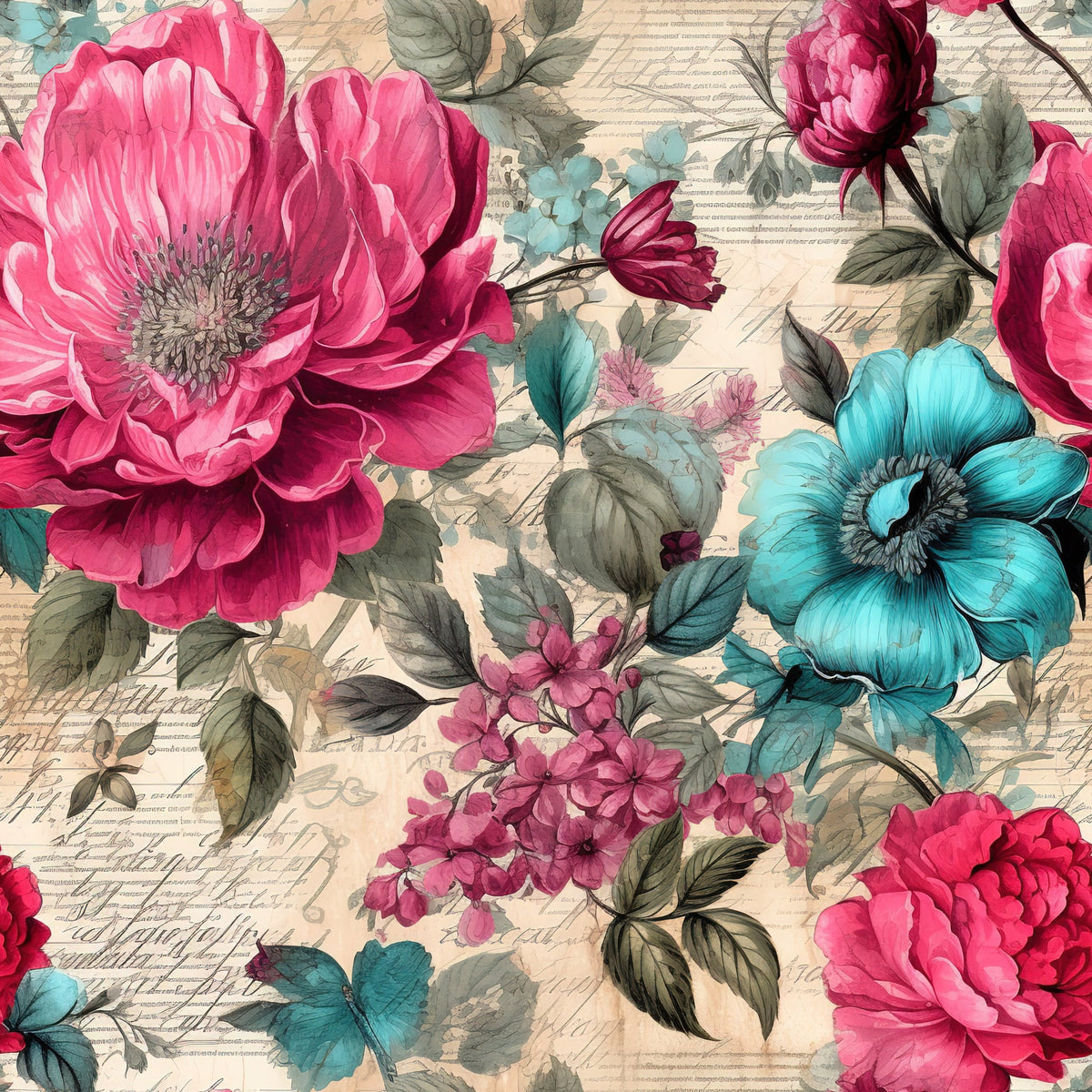 Nostalgia Blooms Pattern 10 Quilting Cotton Fabric