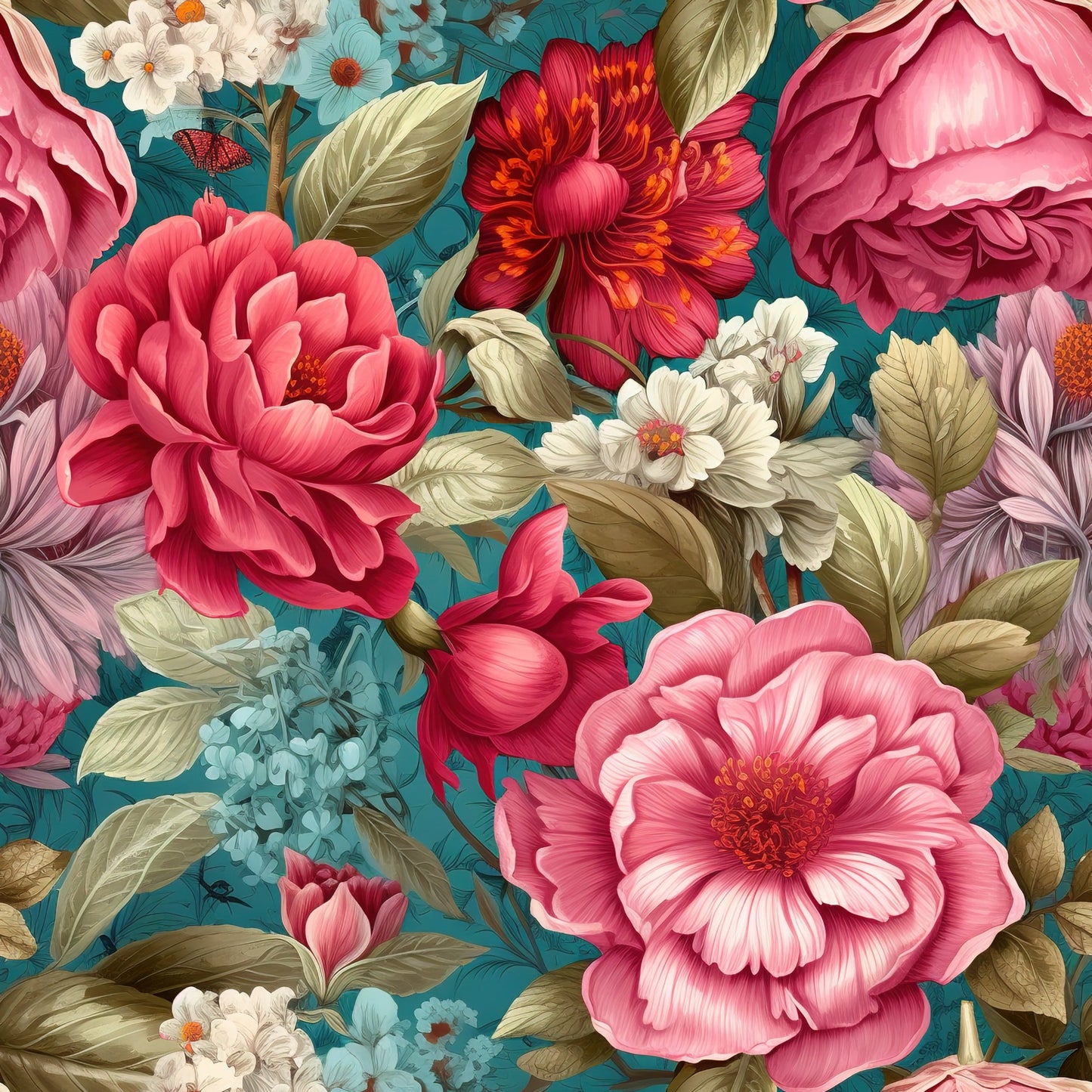 Nostalgia Blooms Pattern 12 Quilting Cotton Fabric