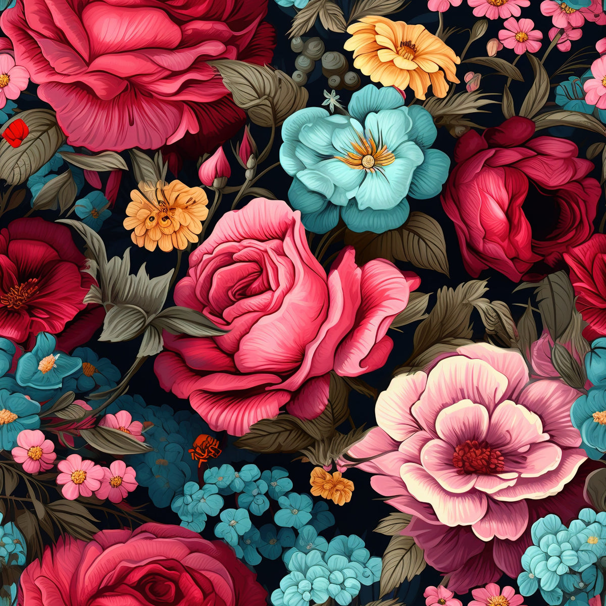 Nostalgia Blooms Pattern 8 Quilting Cotton Fabric