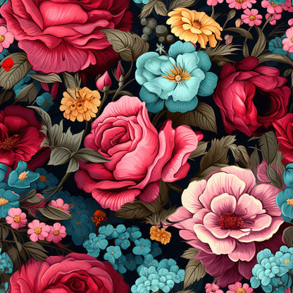 Nostalgia Blooms Pattern 8 Quilting Cotton Fabric