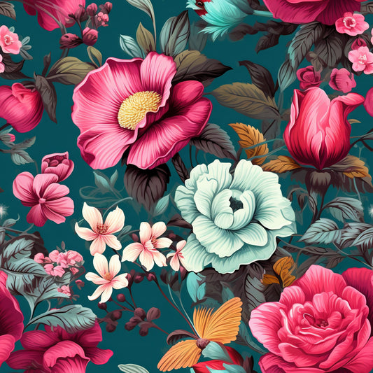 Nostalgia Blooms Pattern 9 Quilting Cotton Fabric