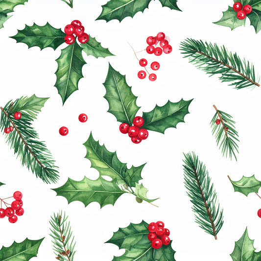 Oh What Christmas Fun Pattern 6 Quilting Cotton Fabric