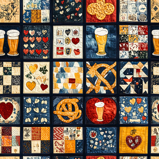 Oktoberfest Patch Quilt Sampler Pattern 13 Quilting Cotton Fabric