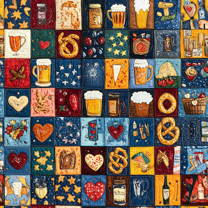Oktoberfest Patch Quilt Sampler Pattern 19 Quilting Cotton Fabric