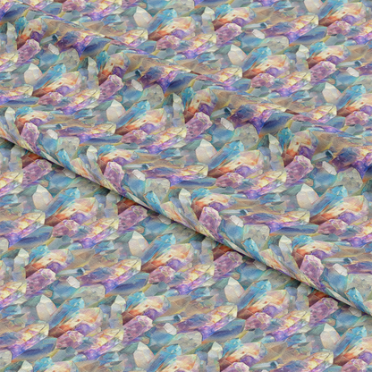 Opal Gemstone Pattern 1 Quilting Cotton Fabric