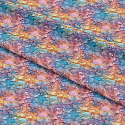 Opal Gemstone Pattern 7 Quilting Cotton Fabric