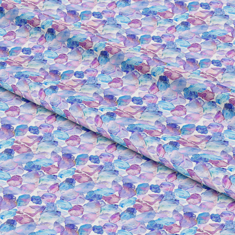 Opal Gemstone Pattern 9 Quilting Cotton Fabric