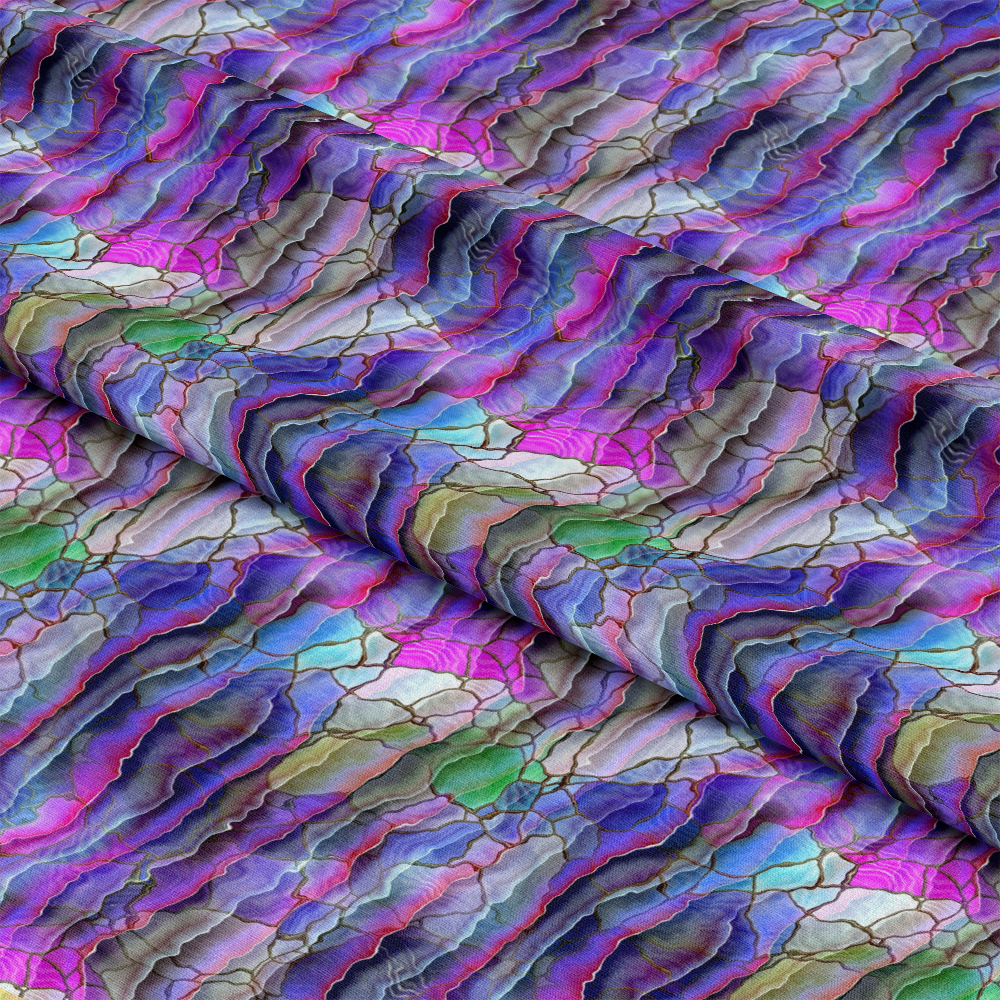 Oyster Shell Pattern 12 Quilting Cotton Fabric