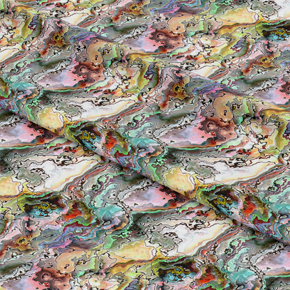 Oyster Shell Pattern 14 Quilting Cotton Fabric