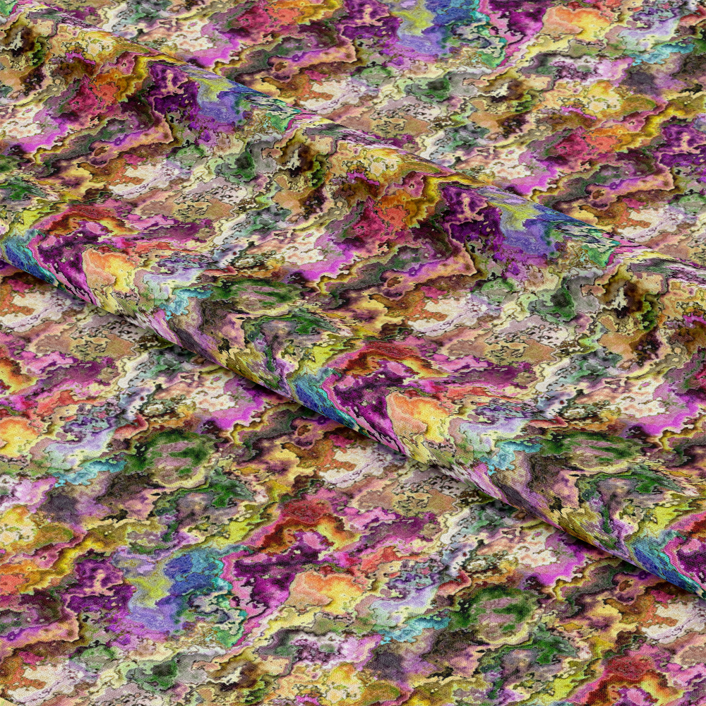 - Oyster Shell Pattern 18 Quilting Cotton Fabric  
- multicolored  
- abstract shell design  
- quilting fabric  
- cotton textile  
- vibrant hues  
- textured appearance  
- artistic print  
- sewing material  
- fabric yardage