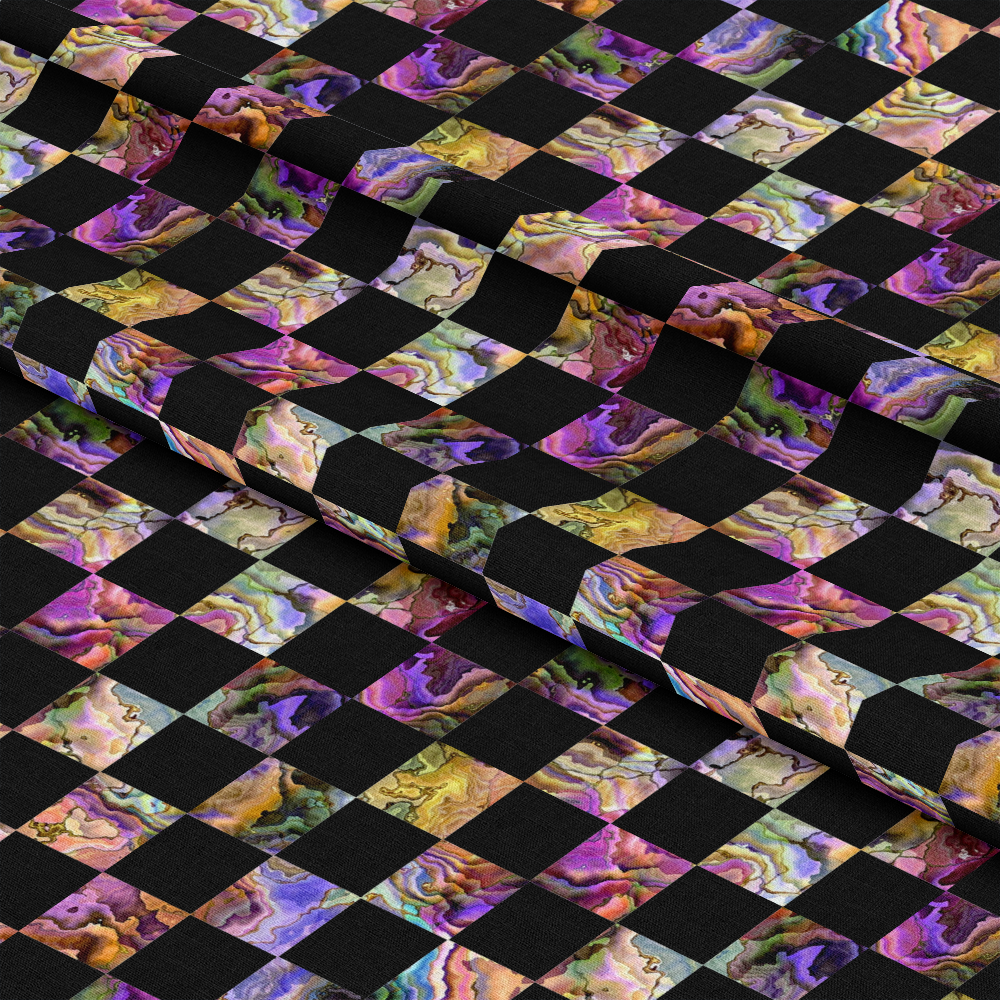 Oyster Shell Pattern 19 Quilting Cotton Fabric