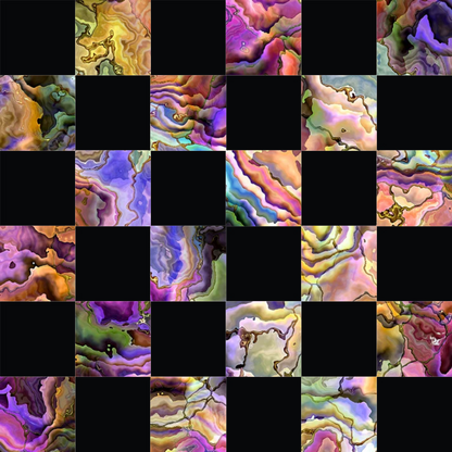 Oyster Shell Pattern 19 Quilting Cotton Fabric