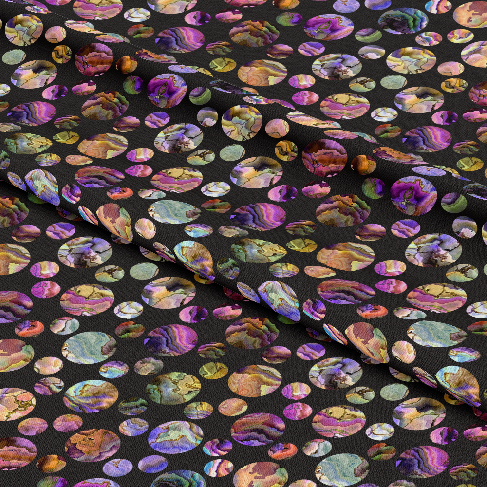 Oyster Shell Pattern 26 Quilting Cotton Fabric