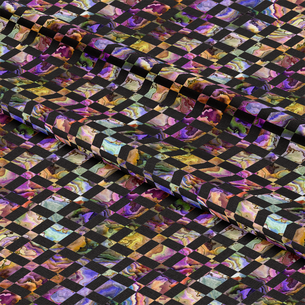Oyster Shell Pattern 23 Quilting Cotton Fabric