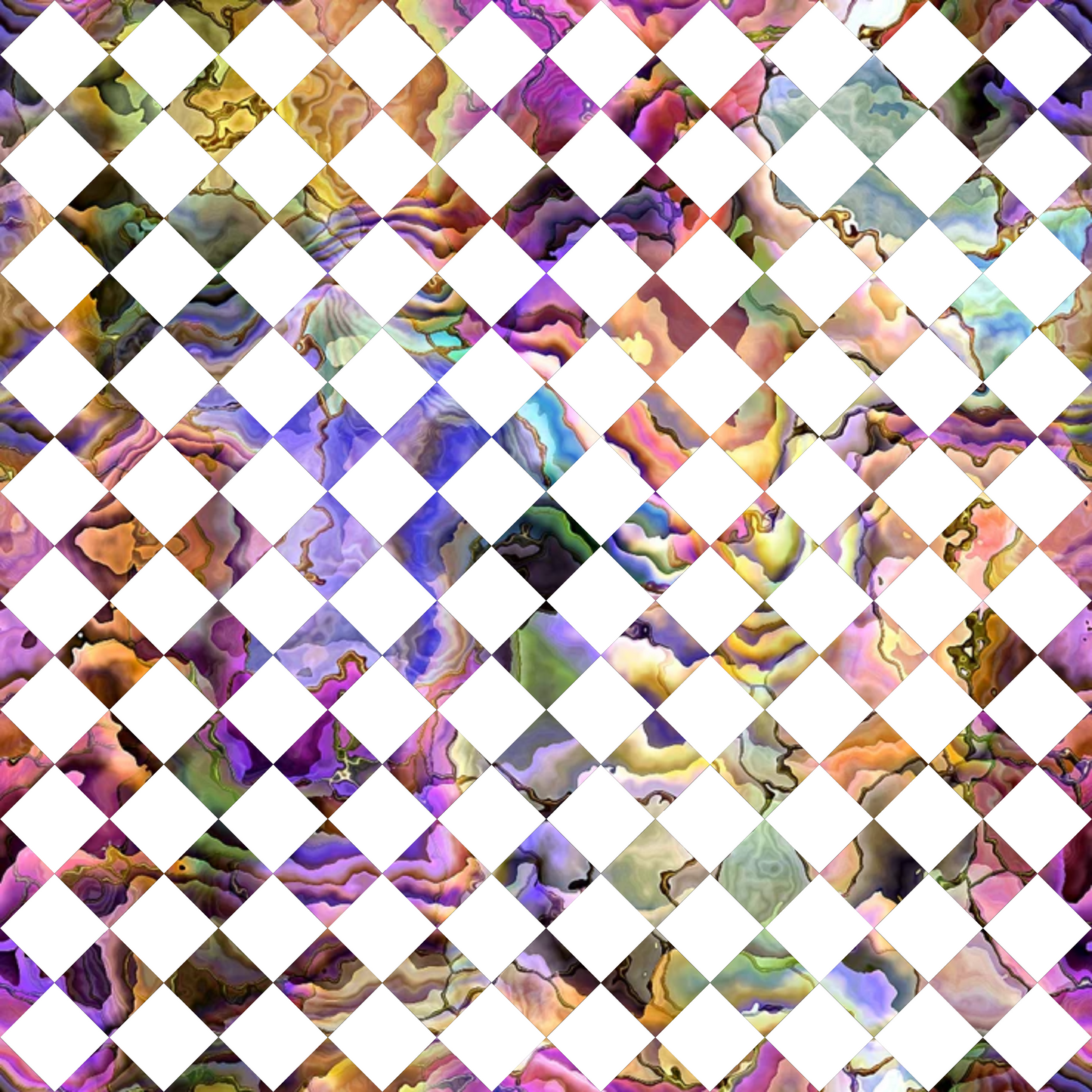 Oyster Shell Pattern 24 Quilting Cotton Fabric