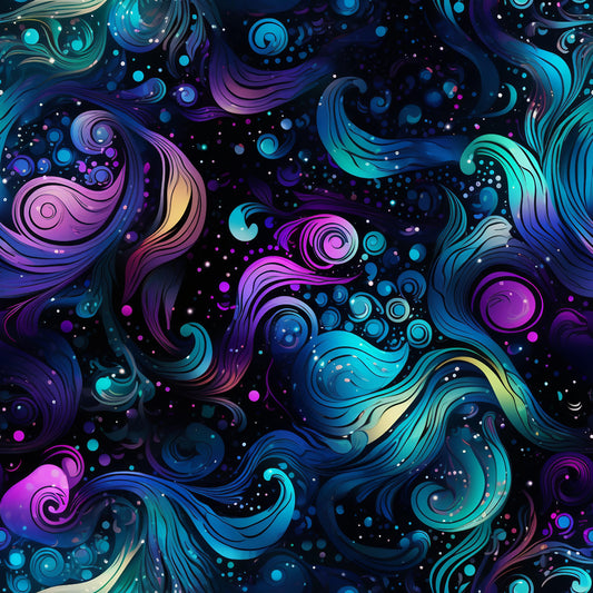 Paisley Sky Pattern 1 Quilting Cotton Fabric
