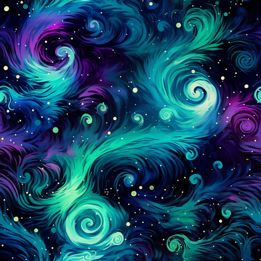 Paisley Sky Pattern 2 Quilting Cotton Fabric