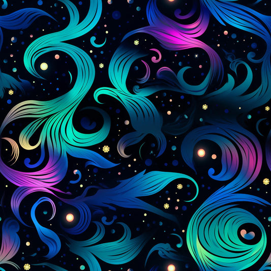 Paisley Sky Pattern 6 Quilting Cotton Fabric