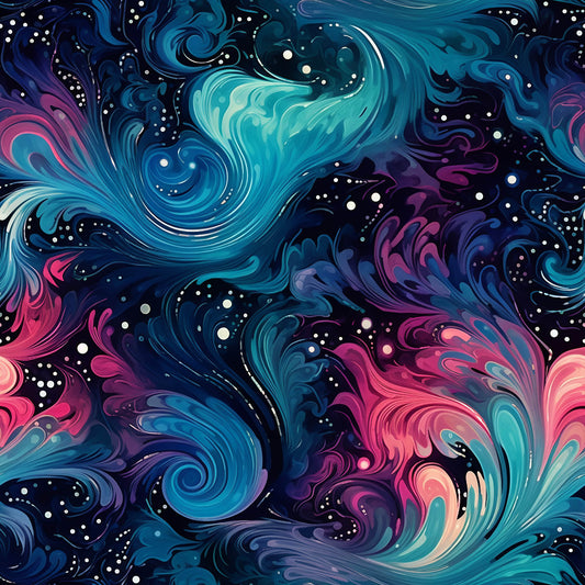 Paisley Sky Pattern 8 Quilting Cotton Fabric