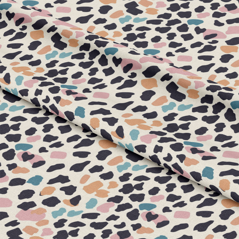 Pastel Leopard Skins Pattern 17 Quilting Cotton Fabric