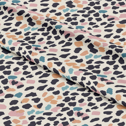 Pastel Leopard Skins Pattern 17 Quilting Cotton Fabric