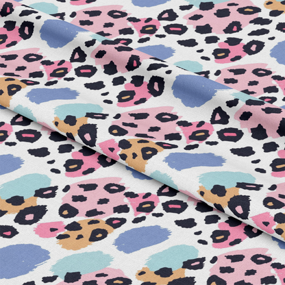 Pastel Leopard Skins Pattern 1 Quilting Cotton Fabric