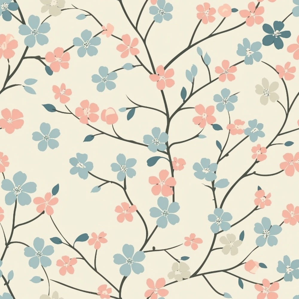 Pastel Spring Pattern 10 Quilting Cotton Fabric