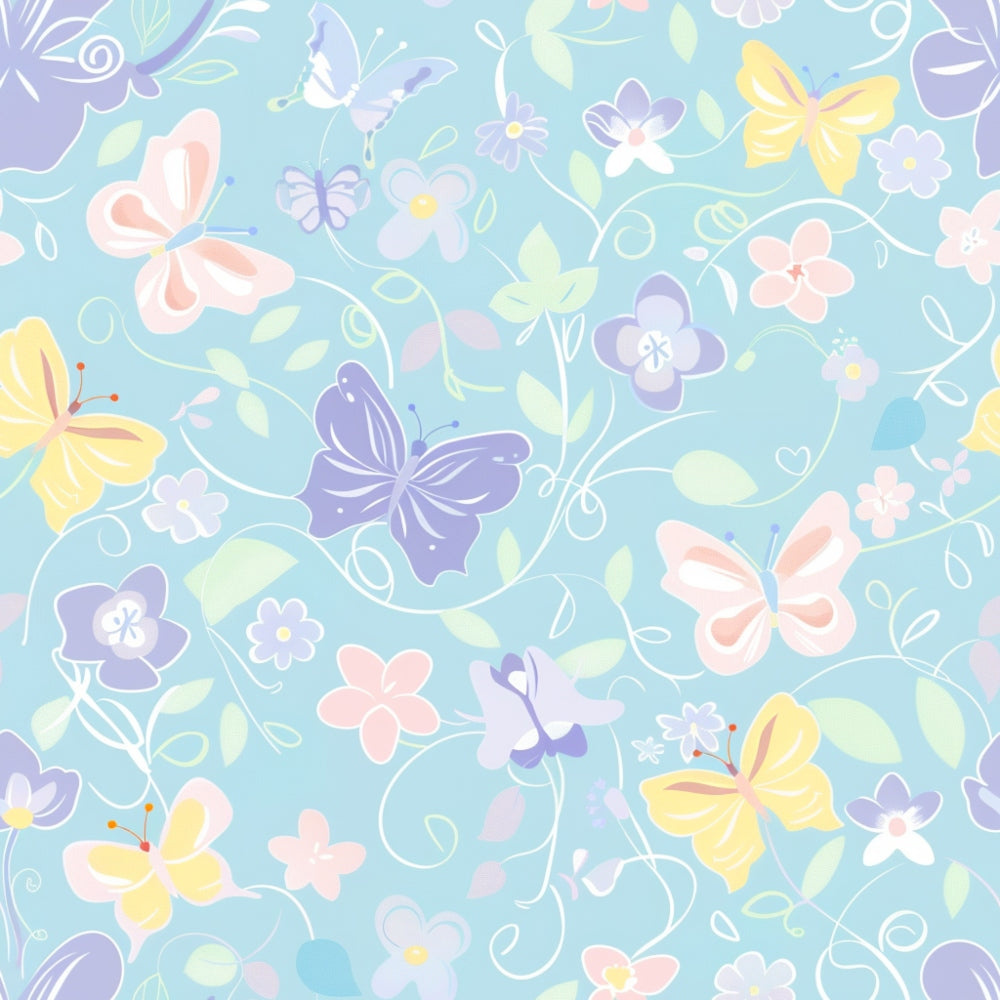 Pastel Spring Pattern 8 Quilting Cotton Fabric