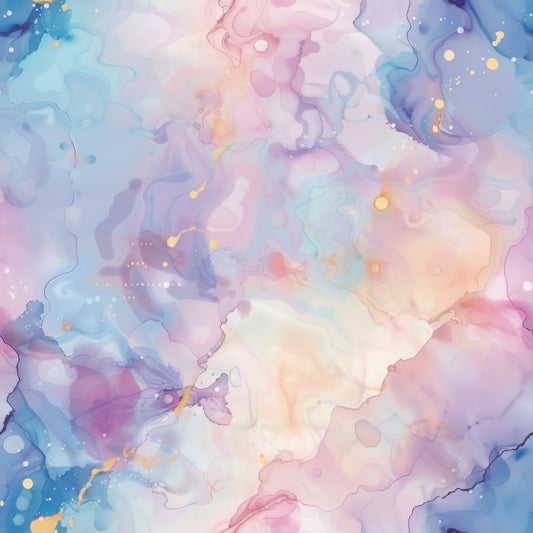 Pastel Alcohol Ink Pattern 11 Quilting Cotton Fabric