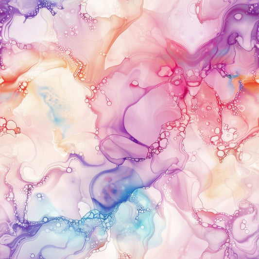 Pastel Alcohol Ink Pattern 15 Quilting Cotton Fabric