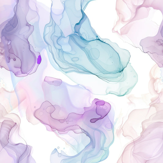 Pastel Alcohol Ink Pattern 5 Quilting Cotton Fabric