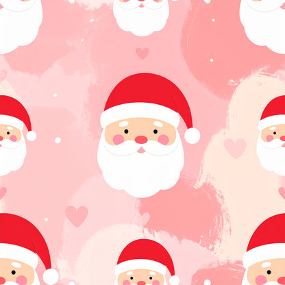Pastel Christmas Wonderland Pattern 1 Quilting Cotton Fabric