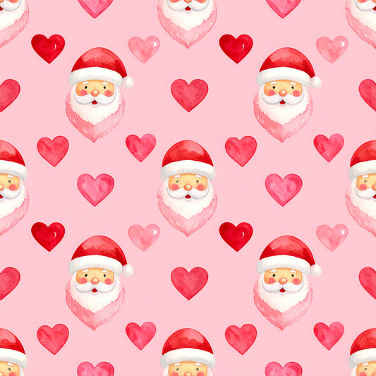 Pastel Christmas Wonderland Pattern 18 Quilting Cotton Fabric
