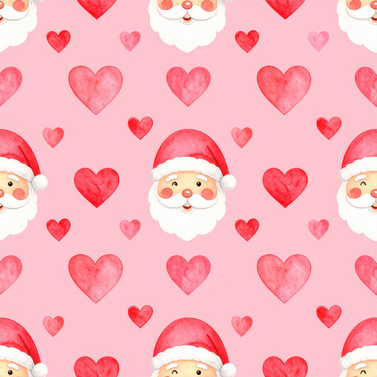 Pastel Christmas Wonderland Pattern 19 Quilting Cotton Fabric