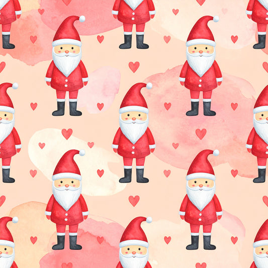 Pastel Christmas Wonderland Pattern 8 Quilting Cotton Fabric