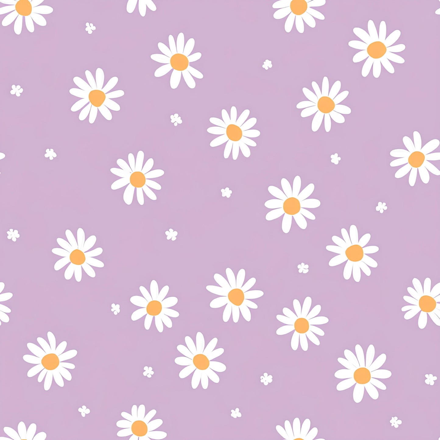Pastel Daisy Pattern 5 Quilting Cotton Fabric