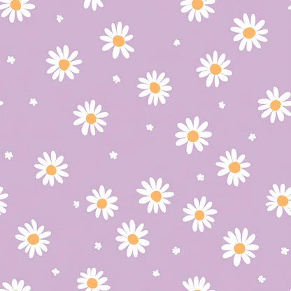 Pastel Daisy Pattern 5 Quilting Cotton Fabric