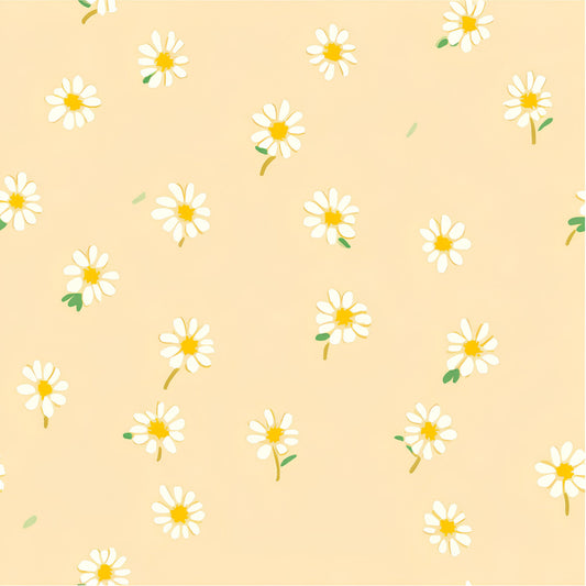 Pastel Daisy Pattern 6 Quilting Cotton Fabric